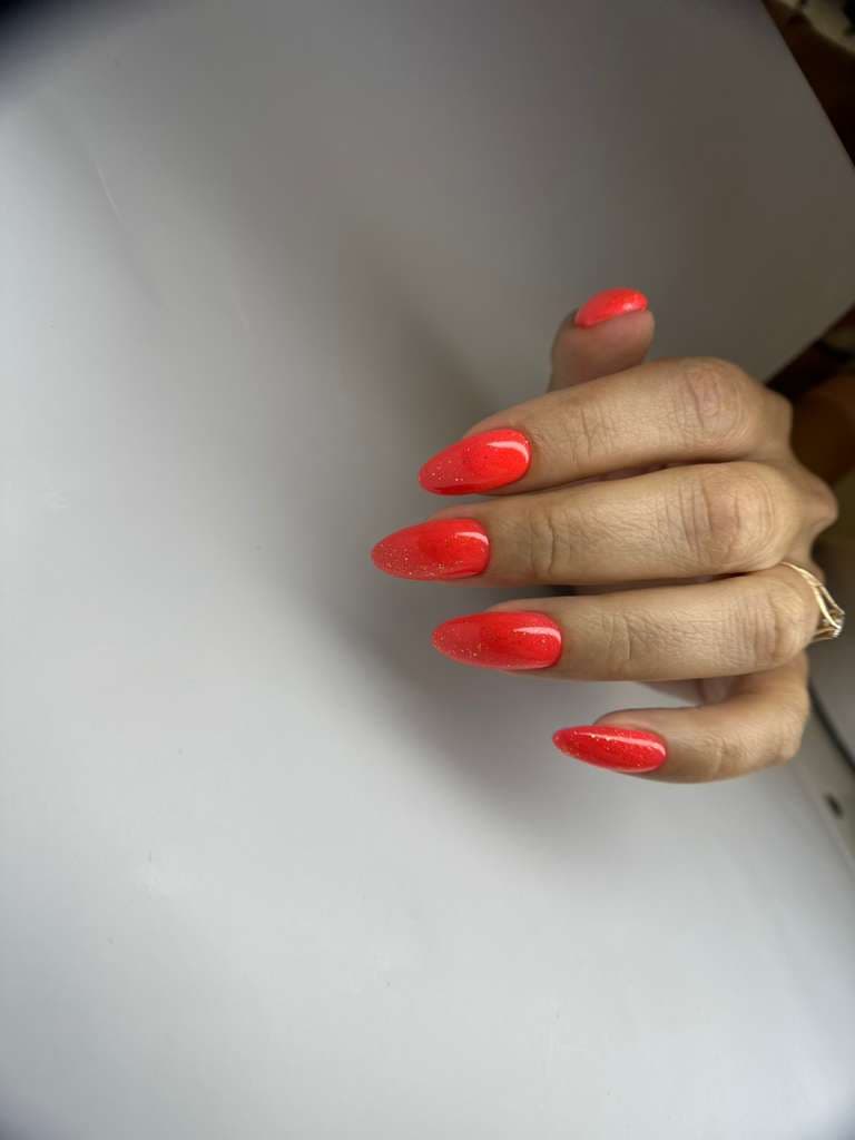 Delicate nail art work